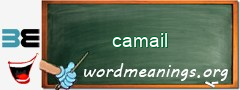 WordMeaning blackboard for camail